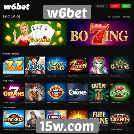 w6bet oferece jogos de cassino online variados